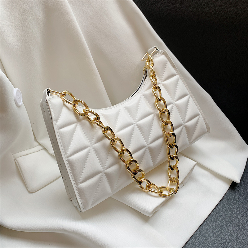 Women's Advanced Diamond Bag 2022 New Trend All-match Shoulder Bag Niche Chain Handbag Female Fashion Texture Shopping Bag